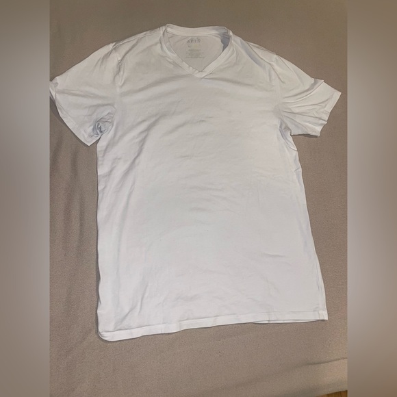 Apt. 9 | Shirts | Mens Apt 9 White Tee Shirt V Neck Small | Poshmark